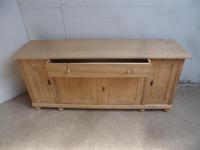 Large Antique Pine 4 Door Dresser Base / TV Stand / Sideboard to wax / paint (6 of 9) Large Antique Pine 4 Door Dresser Base / TV Stand / Sideboard to wax / paint (6 of 9)
