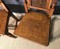 Pair of Victorian Oak Hall Chairs (11 of 17) Pair of Victorian Oak Hall Chairs (11 of 17)
