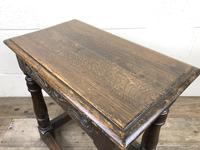 Antique Oak Joint Stool with Carved Detail (6 of 13) Antique Oak Joint Stool with Carved Detail (6 of 13)