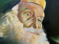 Early 1900s Oil Portrait Painting of Elderly Bearded Indian Gent (9 of 12) Early 1900s Oil Portrait Painting of Elderly Bearded Indian Gent (9 of 12)