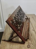 Adjustable Fretwork Figured Walnut Book Rest or, Lutrin (3 of 7) Adjustable Fretwork Figured Walnut Book Rest or, Lutrin (3 of 7)