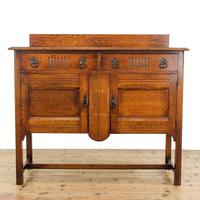 Antique Early 20th Century Oak Sideboard
