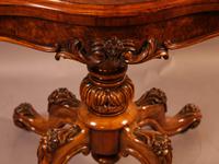 Victorian Burr Walnut Card Table (2 of 7) Victorian Burr Walnut Card Table (2 of 7)