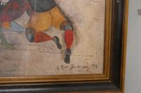 Original Framed 1970s Print “Ballon Players” by Graciela Rodo Boulanger (2 of 7) Original Framed 1970s Print “Ballon Players” by Graciela Rodo Boulanger (2 of 7)