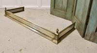 Long Victorian Pierced Brass Fender (3 of 5) Long Victorian Pierced Brass Fender (3 of 5)