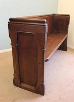 Antique Oak Hall Bench Pew Settle (6 of 12) Antique Oak Hall Bench Pew Settle (6 of 12)