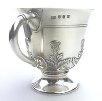Fine & Rare Scottish Solid Silver Small Tankard by Hamilton & Inches c.1922 (5 of 9) Fine & Rare Scottish Solid Silver Small Tankard by Hamilton & Inches c.1922 (5 of 9)