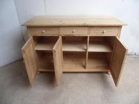 Victorian Large Antique Pine 3 Door 3 Drawer Storage Cupboard to wax / paint (8 of 8) Victorian Large Antique Pine 3 Door 3 Drawer Storage Cupboard to wax / paint (8 of 8)