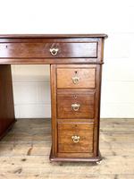 Small Antique Mahogany KneeHole Desk (3 of 9) Small Antique Mahogany KneeHole Desk (3 of 9)