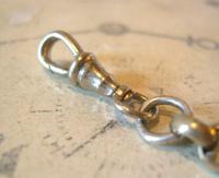 Antique Pocket Watch Chain 1890s Victorian Large Silver Nickel Fancy Link Albert (11 of 12) Antique Pocket Watch Chain 1890s Victorian Large Silver Nickel Fancy Link Albert (11 of 12)