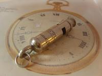 Vintage Pocket Watch Chain Fob 1940s Large Silver Chrome Railway or Police Whistle Fob (4 of 9) Vintage Pocket Watch Chain Fob 1940s Large Silver Chrome Railway or Police Whistle Fob (4 of 9)
