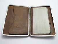 Quality Victorian 1894 Solid Sterling Silver & Leather Aide Memoire Card Note Stamp Case Purse Wallet. English Hallmarked (2 of 12) Quality Victorian 1894 Solid Sterling Silver & Leather Aide Memoire Card Note Stamp Case Purse Wallet. English Hallmarked (2 of 12)