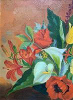 Stunning Original 1960s Vintage / Retro Floral Still Life Oil on Canvas Painting (5 of 11) Stunning Original 1960s Vintage / Retro Floral Still Life Oil on Canvas Painting (5 of 11)