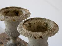 Pair of Vintage French Weathered Medici Urns (4 of 7) Pair of Vintage French Weathered Medici Urns (4 of 7)