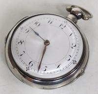Antique Silver Pair of Case Pocket Watch Fusee Verge Escapement Key Wind Enamel Dial Thomas Cooker Oakham (5 of 12) Antique Silver Pair of Case Pocket Watch Fusee Verge Escapement Key Wind Enamel Dial Thomas Cooker Oakham (5 of 12)