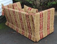 1900s Parker Knowle Drop End Sofa in Gold and Red. (2 of 3) 1900s Parker Knowle Drop End Sofa in Gold and Red. (2 of 3)
