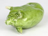 Robert Heron Scottish Wemyss Green Glazed Art Pottery Pig c.1900 (2 of 11) Robert Heron Scottish Wemyss Green Glazed Art Pottery Pig c.1900 (2 of 11)