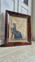 Antique Silhouette Portrait of Lady, Dog Portrait (1 of 20)