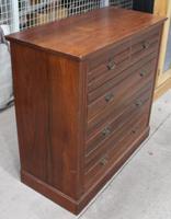 1920s Mahogany Chest of 2 over 3 Drawers with Tramlines (2 of 4) 1920s Mahogany Chest of 2 over 3 Drawers with Tramlines (2 of 4)