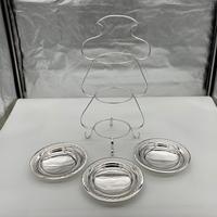 Edwardian Silver Plate Three Tier Cake Stand Fenton Brothers c.1900 (5 of 9) Edwardian Silver Plate Three Tier Cake Stand Fenton Brothers c.1900 (5 of 9)