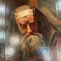 Antique oil painting portrait of a Jewish Rabbi (4 of 10) Antique oil painting portrait of a Jewish Rabbi (4 of 10)
