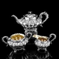 Magnificent Georgian Solid Silver Tea Set / Service 3 Piece Set - Barnard 1835 (3 of 29) Magnificent Georgian Solid Silver Tea Set / Service 3 Piece Set - Barnard 1835 (3 of 29)