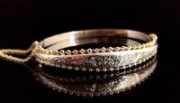 Antique Edwardian 9ct Gold Bangle, Floral Engraved (2 of 14) Antique Edwardian 9ct Gold Bangle, Floral Engraved (2 of 14)