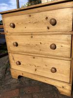 Antique Vintage Pine Small Three Drawer Chest of Drawers (5 of 8) Antique Vintage Pine Small Three Drawer Chest of Drawers (5 of 8)