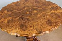 Antique Burr Walnut Shaped Occasional Table (3 of 9) Antique Burr Walnut Shaped Occasional Table (3 of 9)