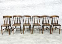 Set of 6 Spindleback Windsor Kitchen Chairs (3 of 6) Set of 6 Spindleback Windsor Kitchen Chairs (3 of 6)