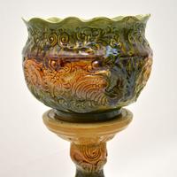 Pair of Antique Majolica Porcelain Plant Stands (7 of 12) Pair of Antique Majolica Porcelain Plant Stands (7 of 12)
