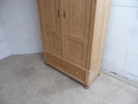 Antique Pine 2 Door Knockdown Wardrobe / Linen / Storage Cupboard to wax / paint (4 of 10) Antique Pine 2 Door Knockdown Wardrobe / Linen / Storage Cupboard to wax / paint (4 of 10)