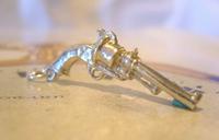 Vintage Pocket Watch Chain Gun Fob 1970s Solid Silver Revolver Pistol Fob (2 of 8) Vintage Pocket Watch Chain Gun Fob 1970s Solid Silver Revolver Pistol Fob (2 of 8)