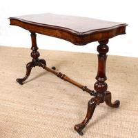 Walnut Writing Table Desk 19th Century Victorian (9 of 9) Walnut Writing Table Desk 19th Century Victorian (9 of 9)