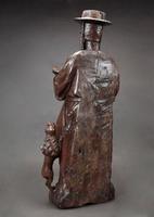 Decorative & Rare Complete Carved Walnut Sculpture of Hieronymus with the Lion (2 of 12) Decorative & Rare Complete Carved Walnut Sculpture of Hieronymus with the Lion (2 of 12)