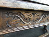 Large Antique Oak 10ft 6" Extending Dining (4 of 12) Large Antique Oak 10ft 6" Extending Dining (4 of 12)