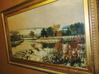 Large Victorian Oil Landscape by C.J.Fox (5 of 5) Large Victorian Oil Landscape by C.J.Fox (5 of 5)
