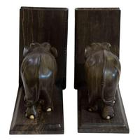 Fine Quality Pair of Edwardian Elephant Bookends (3 of 3) Fine Quality Pair of Edwardian Elephant Bookends (3 of 3)
