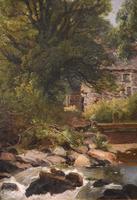 Oil Painting by Joseph Paul Pettitt "The Mill at Capel Currig, North Wales" (3 of 4) Oil Painting by Joseph Paul Pettitt "The Mill at Capel Currig, North Wales" (3 of 4)