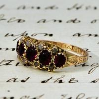 The Antique Victorian 1890 Garnet & Stone Ring (2 of 4) The Antique Victorian 1890 Garnet & Stone Ring (2 of 4)