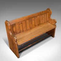 Antique Bench Seat, English, Pine, Pew, Ecclesiastic Taste, Victorian c.1900 (7 of 12) Antique Bench Seat, English, Pine, Pew, Ecclesiastic Taste, Victorian c.1900 (7 of 12)
