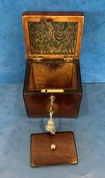 18th Century Harewood Inlaid Single Mahogany Tea Caddy (15 of 18) 18th Century Harewood Inlaid Single Mahogany Tea Caddy (15 of 18)