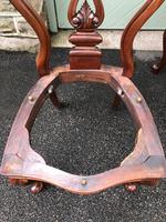 Antique Set of 4 Mahogany Balloon Back Dining Chairs (10 of 11) Antique Set of 4 Mahogany Balloon Back Dining Chairs (10 of 11)