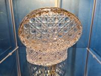 Antique Bohemian Cut to Clear Glass Crystal Box with Gilded Metal Mount (4 of 9) Antique Bohemian Cut to Clear Glass Crystal Box with Gilded Metal Mount (4 of 9)