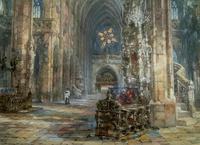 Sir Wyke Bayliss PRBA HRMS Rose Window Brussels Watercolour Painting (8 of 16) Sir Wyke Bayliss PRBA HRMS Rose Window Brussels Watercolour Painting (8 of 16)