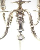 English Solid Silver Centre Piece Candelabra, Super Design Fresh and Clean Art Deco c.1930 (8 of 12) English Solid Silver Centre Piece Candelabra, Super Design Fresh and Clean Art Deco c.1930 (8 of 12)