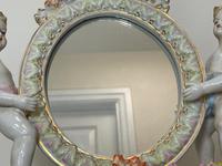 Pair of Small Dresden Victorian Style Porcelain Cherub Table Mirrors (44 of 60) Pair of Small Dresden Victorian Style Porcelain Cherub Table Mirrors (44 of 60)