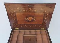 Rare 19th Century Marquetry Inlaid Irish Killarney Work Box or Table (5 of 13) Rare 19th Century Marquetry Inlaid Irish Killarney Work Box or Table (5 of 13)