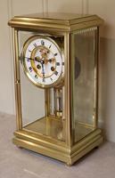 Bell Striking Brass Four Glass Clock (4 of 9) Bell Striking Brass Four Glass Clock (4 of 9)