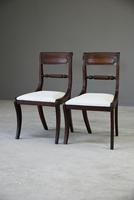 Pair of Regency Mahogany Dining Chairs (8 of 13) Pair of Regency Mahogany Dining Chairs (8 of 13)